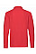 Red Men's Premium Long Sleeve Polo