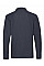 Deep Navy Men's Premium Long Sleeve Polo