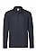 Deep Navy Men's Premium Long Sleeve Polo