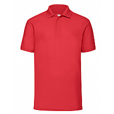 Red Men's 65/35 Polo