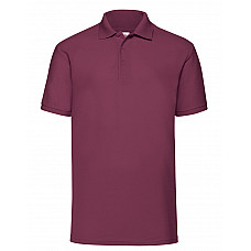 Burgundy Men's 65/35 Polo