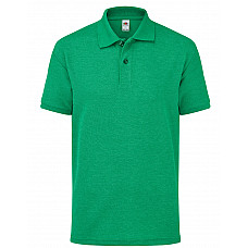 Retro Heather Green Kid's 65/35 Polo