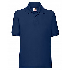 Navy Blue Kid's 65/35 Polo