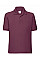 Burgundy Kid's 65/35 Polo