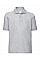 Heather Grey Kid's 65/35 Polo