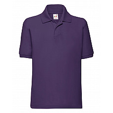 Purple Kid's 65/35 Polo