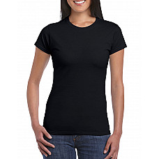 Black Softstyle® Ladies' T-Shirt