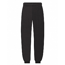 Black Kid's Classic Elasticated Cuff Jog Pant