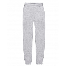 Heather Grey Kid's Classic Elasticated Cuff Jog Pant