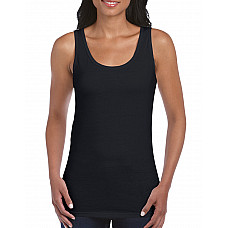 Black Softstyle® Ladies' Tank Top