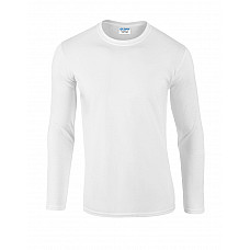 White Softstyle® Adult Long Sleeve T-Shirt