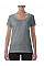 Graphite Heather Softstyle® Ladies' Deep Scoop T-Shirt