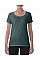 Graphite Heather Softstyle® Ladies' Deep Scoop T-Shirt