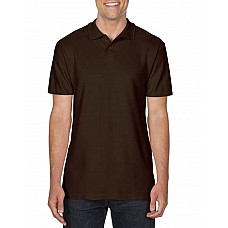 Dark Chocolate Softstyle® Adult Double Pique Polo