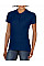 Navy Blue Softstyle® Ladies' Double Pique Polo