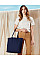 French Navy Premium Cotton Maxi Tote