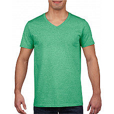 Irish Green Softstyle® Adult V-Neck T-Shirt