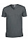 Charcoal Softstyle® Adult V-Neck T-Shirt