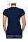 Navy Blue Softstyle® Ladies' V-Neck T-Shirt