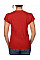 Red Softstyle® Ladies' V-Neck T-Shirt