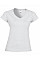 White Softstyle® Ladies' V-Neck T-Shirt