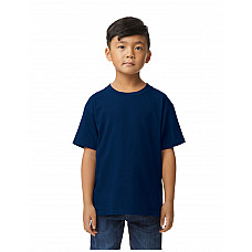 Navy Blue Softstyle Midweight Youth T-Shirt