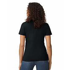 Pitch Black Softstyle Midweight Women's T-Shirt