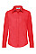 Red Ladies' Long Sleeve Poplin Shirt