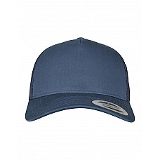 Navy 5 Panel Retro Trucker Cap