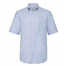 Oxford Blue Men's Short Sleeve Oxford Shirt