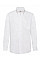 White Men's Long Sleeve Oxford Shirt