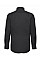 Black Men's Long Sleeve Oxford Shirt