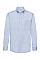 White Men's Long Sleeve Oxford Shirt