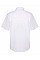 White Men's Short Sleeve Poplin Shirt