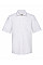 White Men's Short Sleeve Poplin Shirt