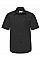 Black Men's Short Sleeve Poplin Shirt