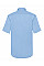 Mid Blue Men's Short Sleeve Poplin Shirt