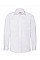 White Men's Long Sleeve Poplin Shirt