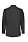 Black Men's Long Sleeve Poplin Shirt