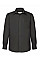 Black Men's Long Sleeve Poplin Shirt