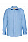 Mid Blue Men's Long Sleeve Poplin Shirt