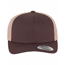 Brown/Khaki Retro Trucker Two Tone Cap