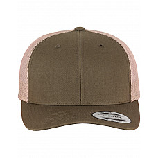 Moss Green/Khaki Retro Trucker Two Tone Cap