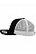 Black/White Retro Trucker Two Tone Cap