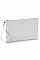 Light Grey/Light Grey Canvas Wristlet Pouch