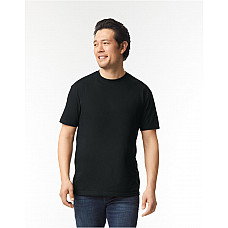 Pitch Black Softstyle CVC Adult T-Shirt