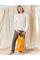 Orange Rust Organic Cotton Mesh Grocery Bag