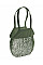 Olive Green Organic Cotton Mesh Grocery Bag