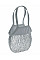 Pure Grey Organic Cotton Mesh Grocery Bag