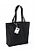 Black Organic Cotton Shopper